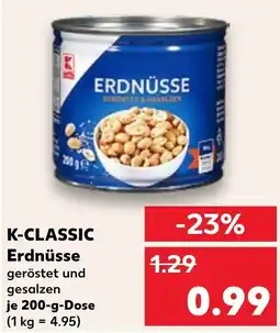 Kaufland K-CLASSIC Erdnüsse Angebot