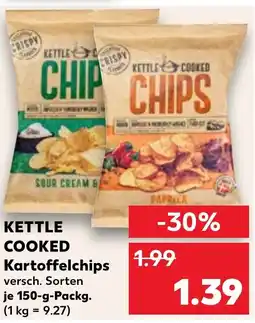 Kaufland KETTLE COOKED Kartoffelchips Angebot