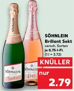 Kaufland SÖHNLEIN Brillant Sekt Angebot