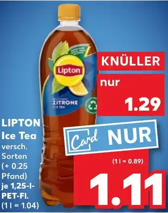 Kaufland LIPTON Ice Tea Angebot