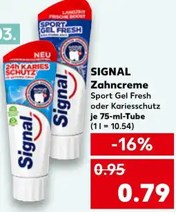 Kaufland SIGNAL Zahncreme Angebot