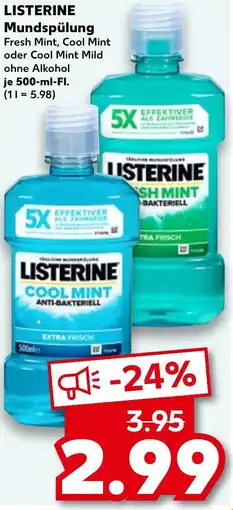 Kaufland LISTERINE Mundspülung Angebot