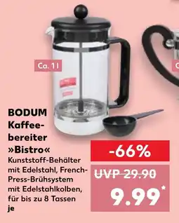 Kaufland BODUM Kaffee- bereiter Bistro Angebot