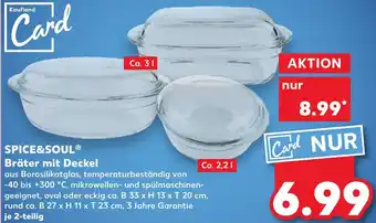 Kaufland SPICE&SOUL Bräter mit Deckel Angebot