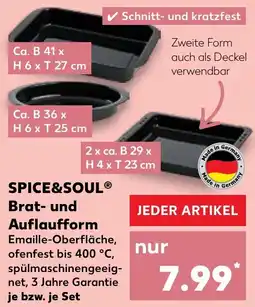 Kaufland SPICE&SOUL Brat- und Auflaufform Angebot