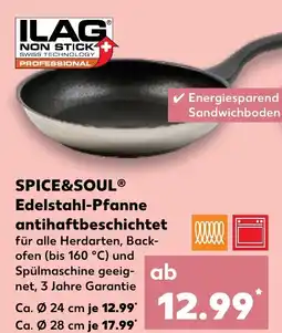 Kaufland SPICE&SOULⓇ Edelstahl-Pfanne antihaftbeschichtet Angebot