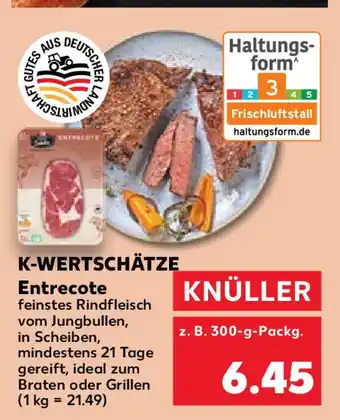 Kaufland K-WERTSCHÄTZE Entrecote Angebot