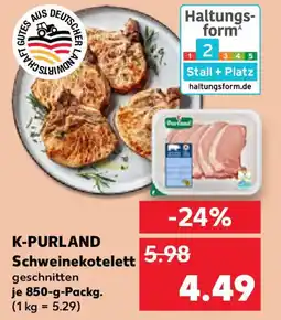 Kaufland K-PURLAND Schweinekotelett Angebot