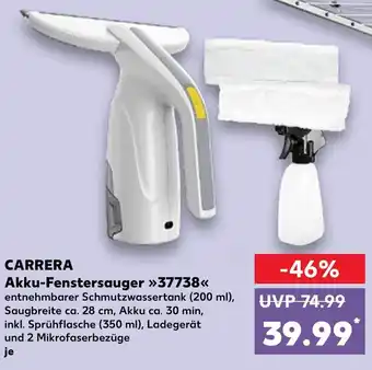 Kaufland CARRERA Akku-Fenstersauger 37738 Angebot