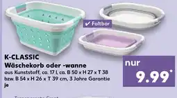 Kaufland K-CLASSIC Wäschekorb oder -wanne Angebot