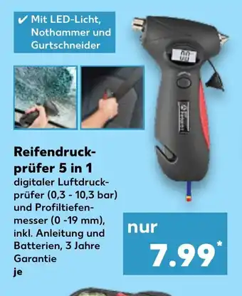 Kaufland Reifendruck- prüfer 5 in 1 Angebot