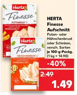 Kaufland Herta Finesse Aufschnitt Angebot