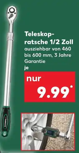 Kaufland Teleskop- ratsche 1/2 Zoll Angebot