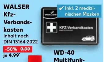 Kaufland WALSER Kfz- Verbands- kasten Angebot