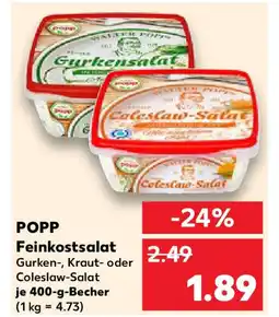 Kaufland POPP Feinkostsalat Angebot