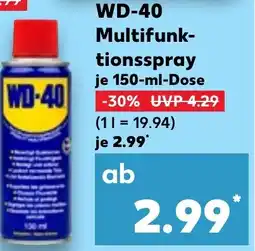 Kaufland WD-40 Multifunk- tionsspray Angebot