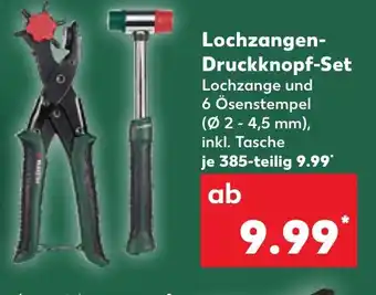 Kaufland Lochzangen- Druckknopf-Set Angebot