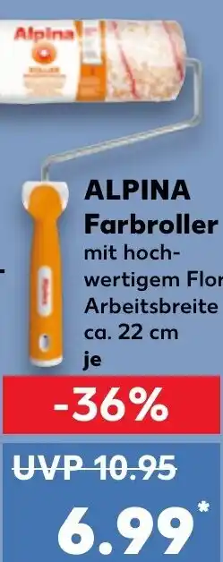 Kaufland ALPINA Farbroller Angebot