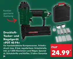 Kaufland PARKSIDE Druckluft- Tacker- und Nagelgerät "PDT 40 F4" Angebot