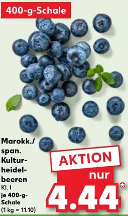 Kaufland Marokk./ span. Kultur- heidel- beeren Angebot