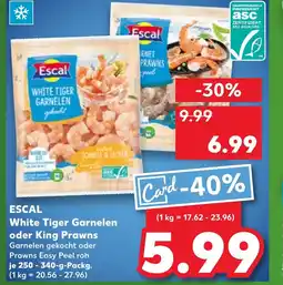 Kaufland ESCAL White Tiger Garnelen oder King Prawns Angebot