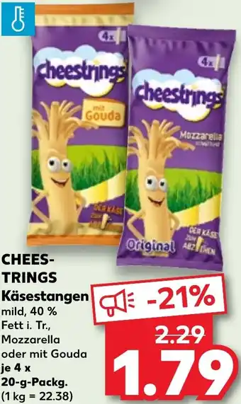 Kaufland CHEES- TRINGS Käsestangen Angebot