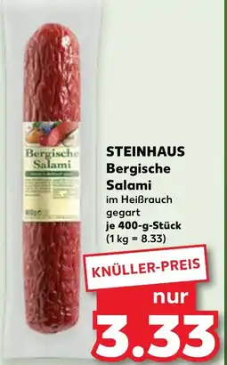 Kaufland STEINHAUS Bergische Salami Angebot