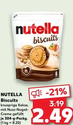 Kaufland NUTELLA Biscuits Angebot