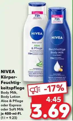 Kaufland NIVEA Körper- Feuchtig- keitspflege Angebot