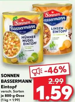 Kaufland SONNEN BASSERMANN Eintopf Angebot