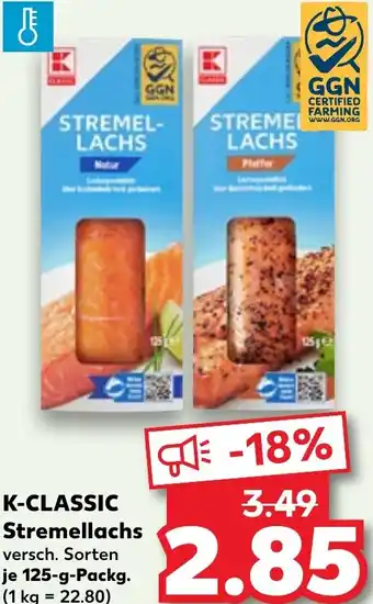 Kaufland K-CLASSIC Stremellachs Angebot