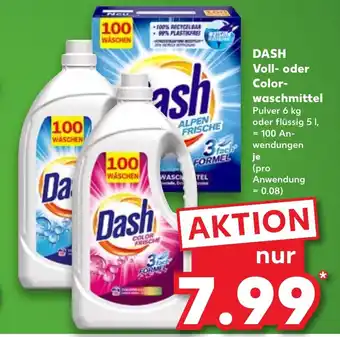 Kaufland DASH Voll- oder Color- waschmittel Angebot