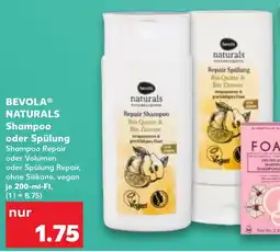 Kaufland BEVOLA NATURALS Shampoo oder Spülung Angebot