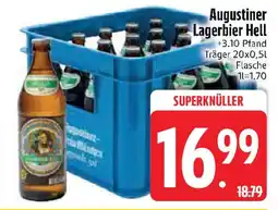 Edeka Augustiner Lagerbier Hell Angebot