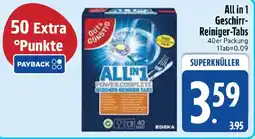 Edeka All in 1 Geschirr- Reiniger-Tabs Angebot