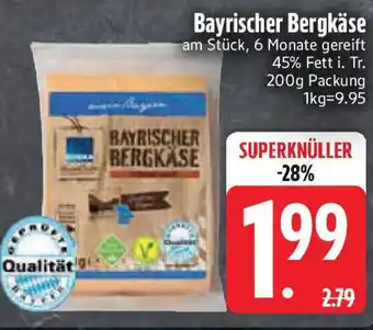 Edeka Bayrischer Bergkäse Angebot
