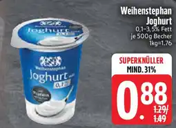 Edeka Weihenstephan Joghurt Angebot