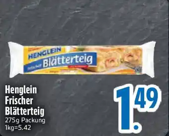 Edeka Henglein Frischer Blätterteig Angebot