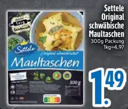 Edeka Settele Original schwäbische Maultaschen Angebot