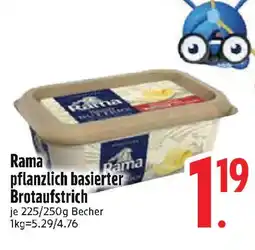 Edeka Rama pflanzlich basierter Brotaufstrich Angebot