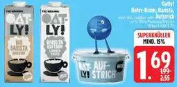 Edeka Oatly! Hafer-Drink, Barista, auch Bio, haltbar oder Aufstrich Angebot