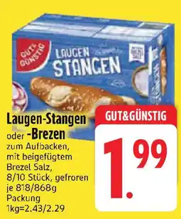 Edeka GUT&GÜNSTIG Laugen-Stangen oder -Brezen Angebot