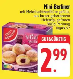 Edeka Mini-Berliner GUT&GÜNSTIG Angebot