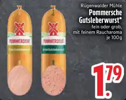 Edeka Rügenwalder Mühle Pommersche Gutsleberwurst Angebot