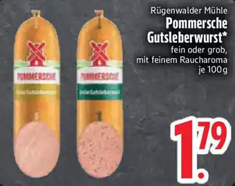 Edeka Rügenwalder Mühle Pommersche Gutsleberwurst Angebot