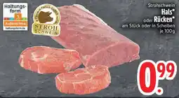 Edeka Strohschwein Hals oder Rücken Angebot