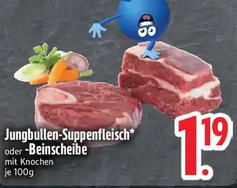 Edeka Jungbullen-Suppenfleisch* oder -Beinscheibe Angebot