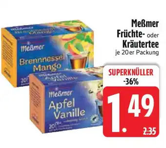 Edeka Meẞmer Früchte- oder Kräutertee Angebot