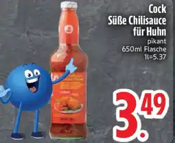 Edeka Cock Süße Chilisauce für Huhn Angebot