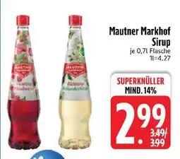 Edeka Mautner Markhof Sirup Angebot